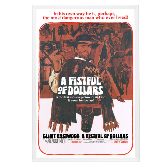 "Fistful of Dollars" (1964) Framed Movie Poster
