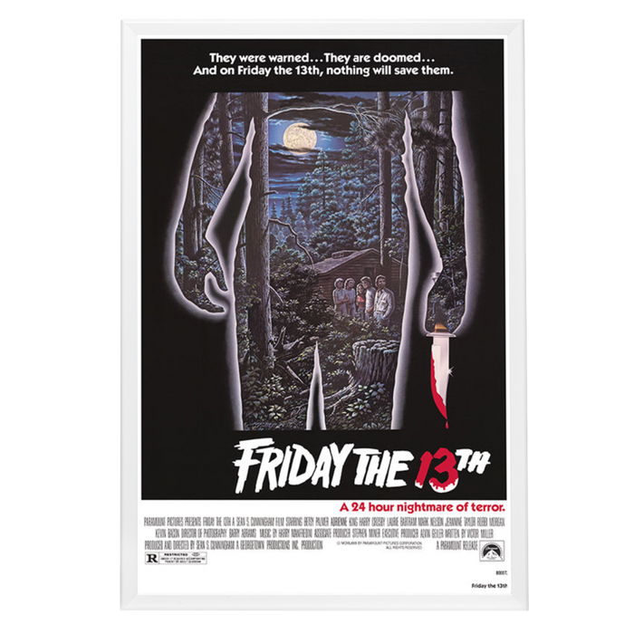 "Friday the 13th" (1980) Framed Movie Poster