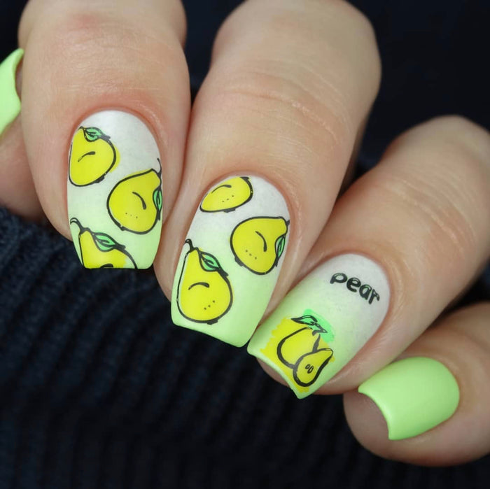 Fruit Cocktail Collection - So Juicy! (CjS-209) Etched Nail Art Stamping Plate