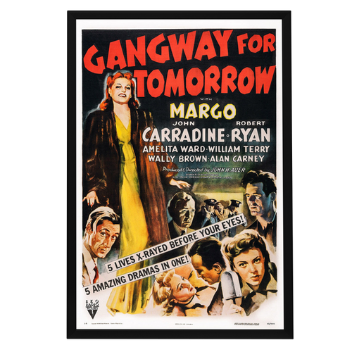 "Gangway For Tomorrow" (1943) Framed Movie Poster