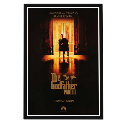 "Godfather: Part III" (1990) Framed Movie Poster