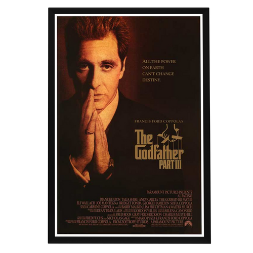 "Godfather: Part III" (1990) Framed Movie Poster