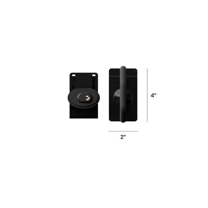 Hold Up Displays Locking Firearm Display HD71 Dimensions