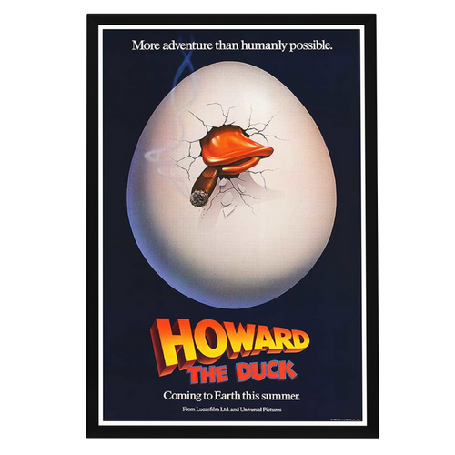 "Howard the Duck" (1986) Framed Movie Poster