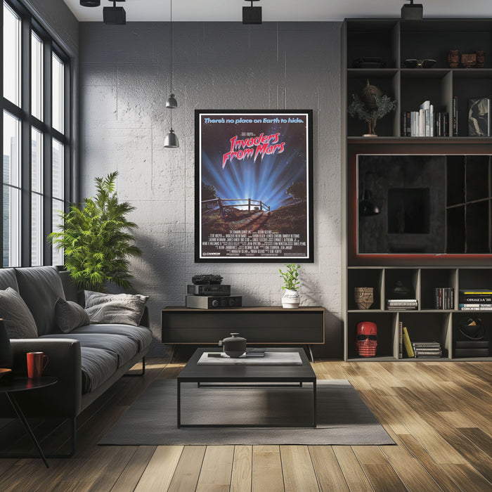 "Invaders from Mars" (1986) Framed Movie Poster