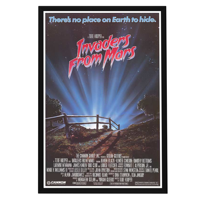 "Invaders from Mars" (1986) Framed Movie Poster