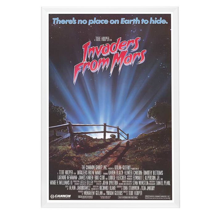"Invaders from Mars" (1986) Framed Movie Poster