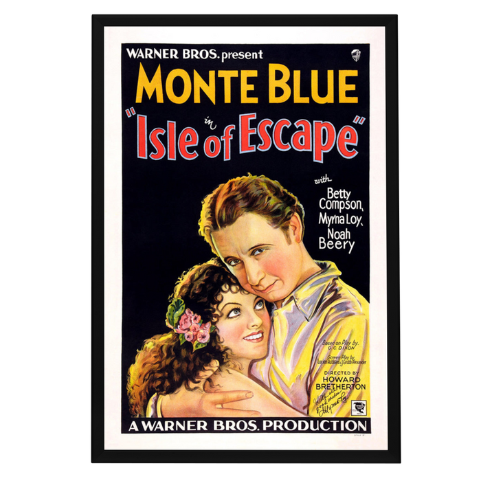 "Isle Of Escape" (1930) Framed Movie Poster