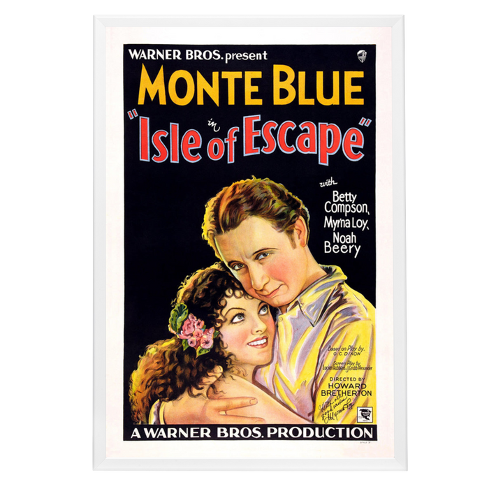 "Isle Of Escape" (1930) Framed Movie Poster