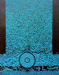 Javed Qamar| Title: A Calligraphic Expression| Medium: Oil On Canvas | Size: 24x30 inches