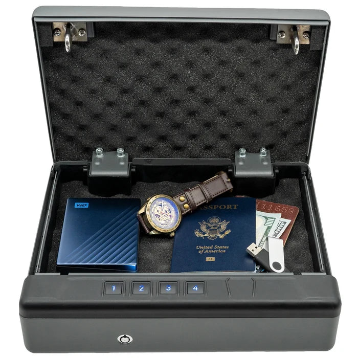 Liberty HDV-150 Handgun Vault Portable Pistol Safe Door Open Full 2