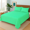 Green Stripe - Bedsheet Set - Zaraish.com