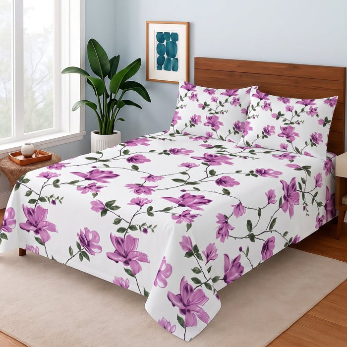 Lilac Branch - Bedsheet Set - Zaraish.com