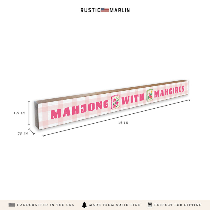 Mahjong With Mahgirls Skinny Sign