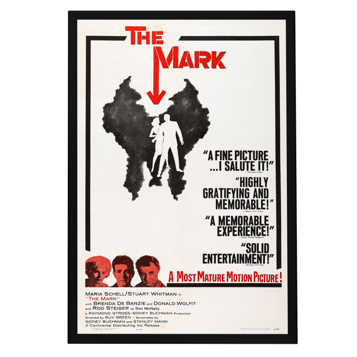 "Mark" (1961) Framed Movie Poster