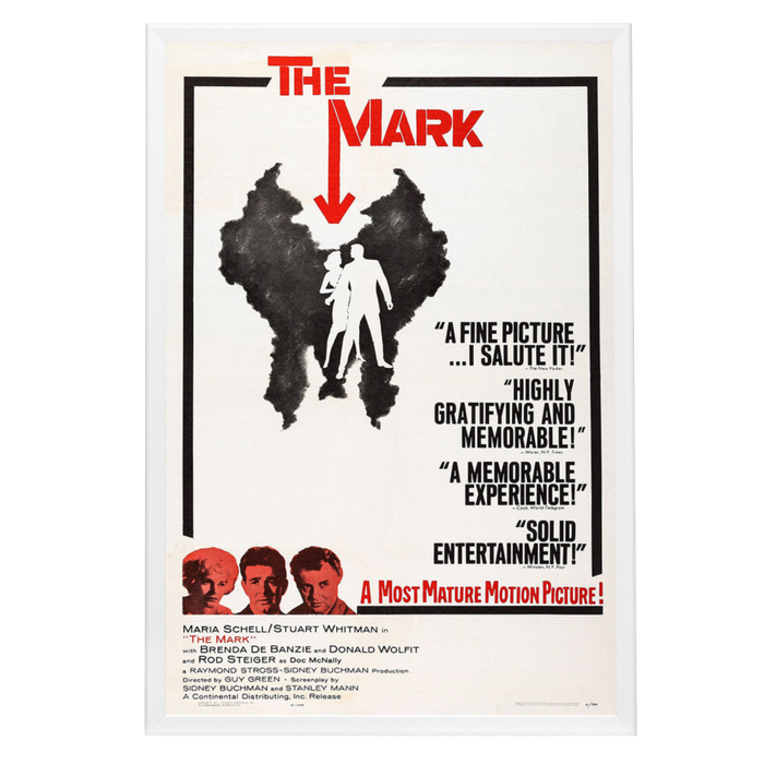 "Mark" (1961) Framed Movie Poster