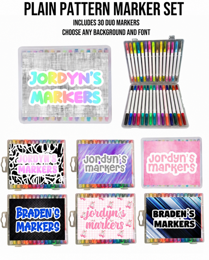 Marker Set - Patterns by Create'd