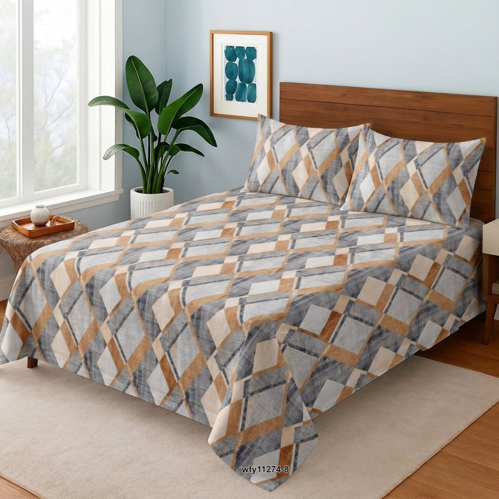 Metro Grid - Bedsheet Set - Zaraish.com