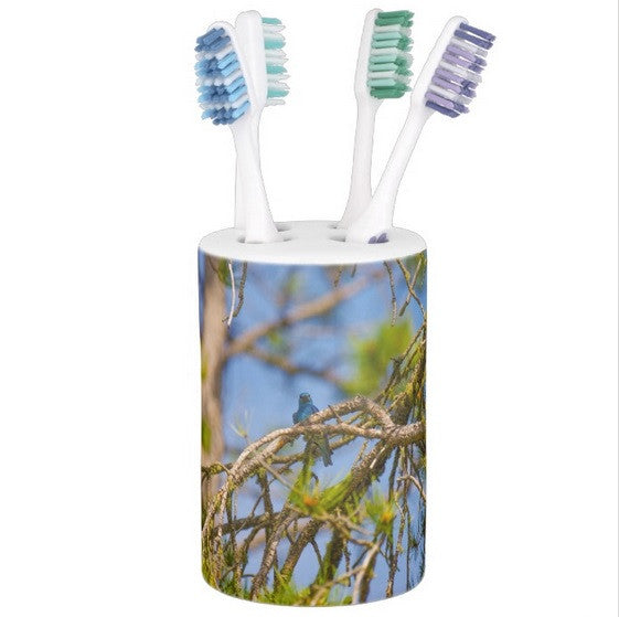 Mountain Bluebird Bathroom Set