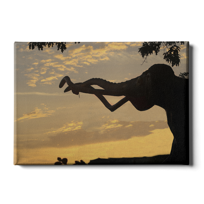 Nebraska Cornhuskers - Archie Sunrise - College Wall Art #Canvas