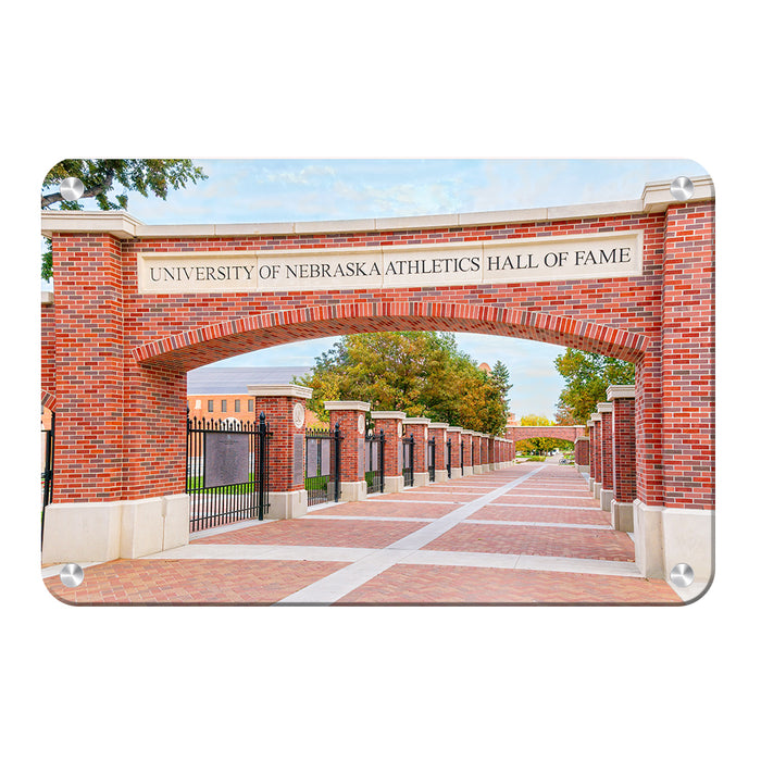 Nebraska - Nebraska Athletic Hall of Fame - College Wall Art  #Metal