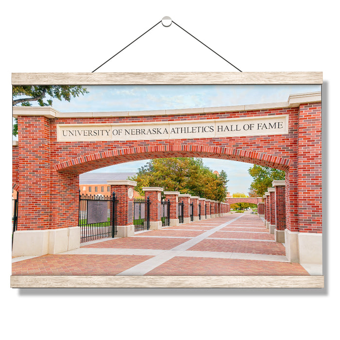 Nebraska - Nebraska Athletic Hall of Fame - College Wall Art #Hanging Canvas