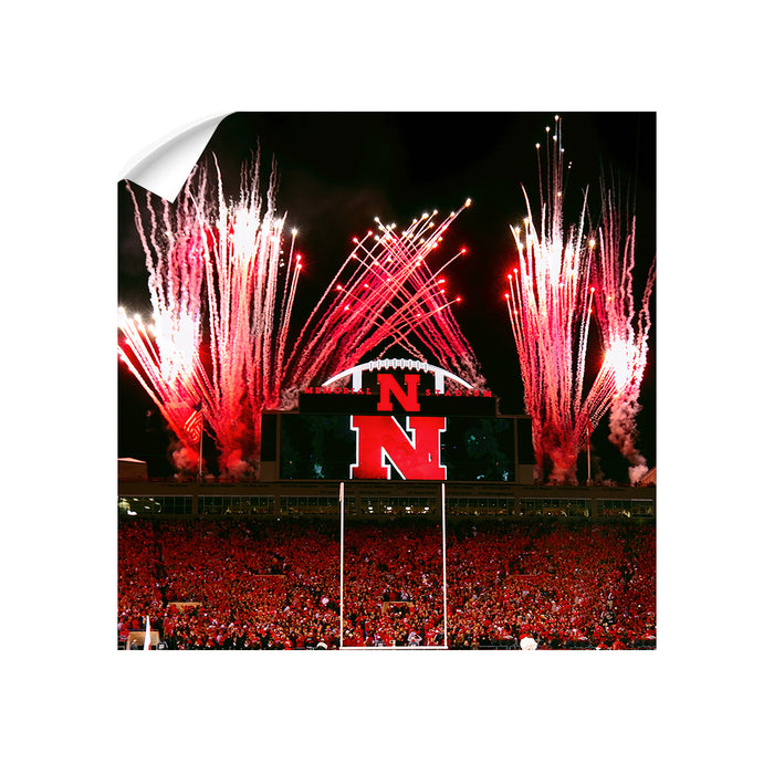 Nebraska - Nebraska Entrance - College Wall Art #Wall Decal