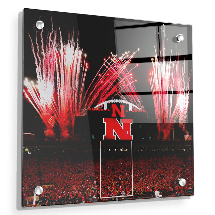 Nebraska - Nebraska Entrance - College Wall Art #Acrylic