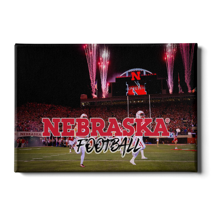 Nebraska Cornhuskers - Nebraska Football - College Wall Art #Canvas