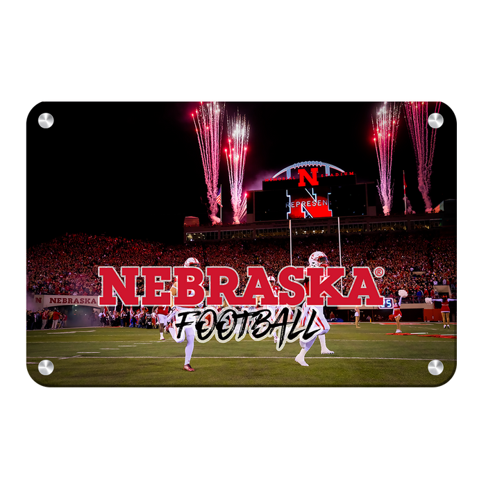Nebraska Cornhuskers - Nebraska Football - College Wall Art #Metal
