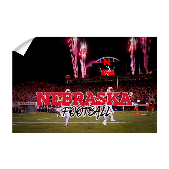 Nebraska Cornhuskers - Nebraska Football - College Wall Art #Wall Decal