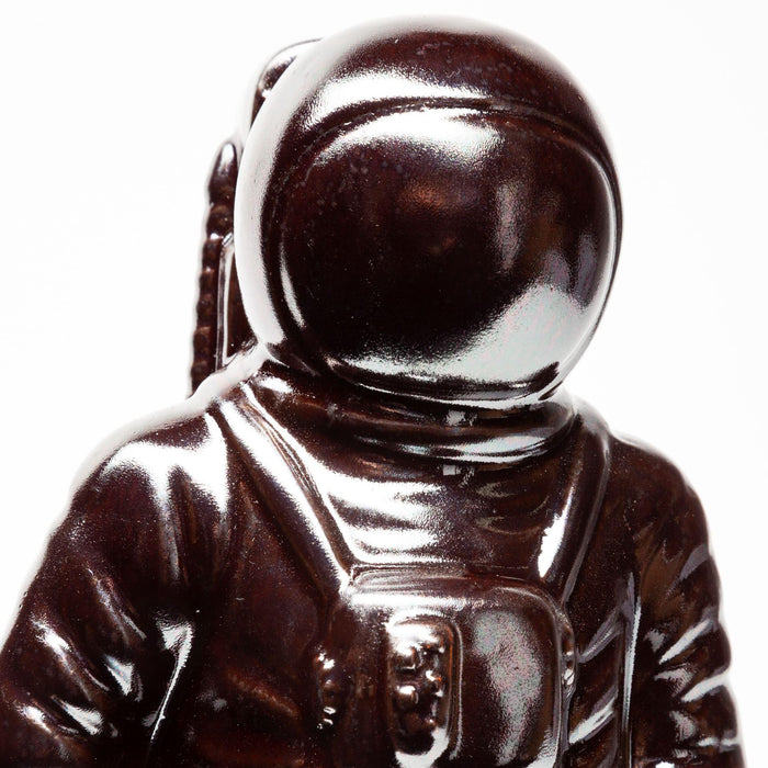 Over The Moon Silverplated Astronaut Sculpture