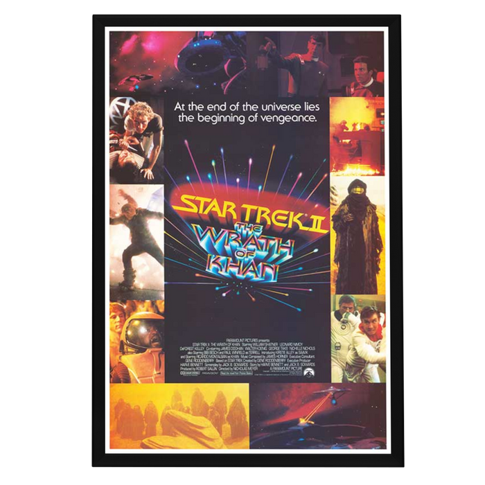 "Star Trek: The Wrath of Khan" (1982) Framed Movie Poster