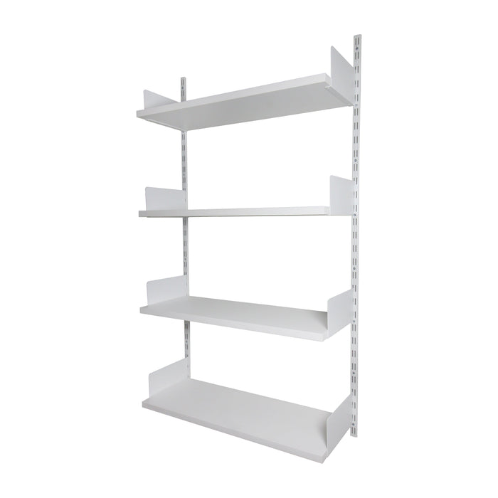 White / 4 Shelves / 11.8 in