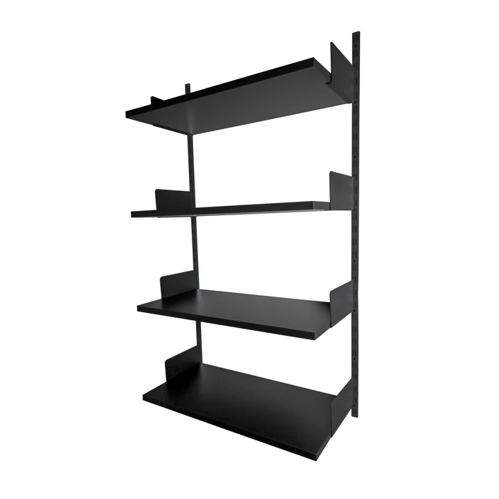 Black / 4 Shelves / 15.7 in