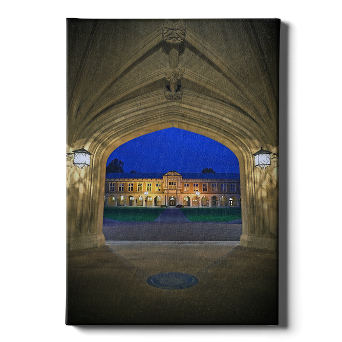 Washington University Bears - Campus Night - College Wall Art #Canvas