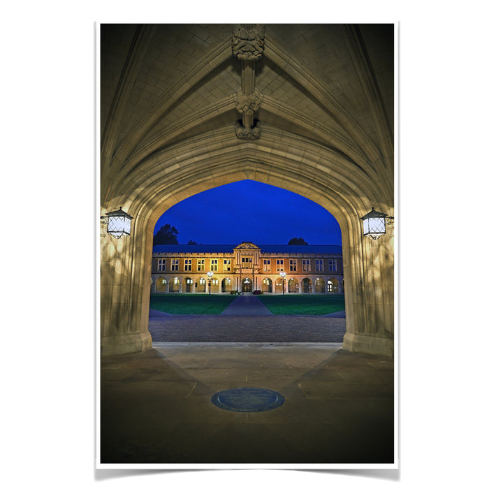 Washington University Bears - Campus Night - College Wall Art #Poster