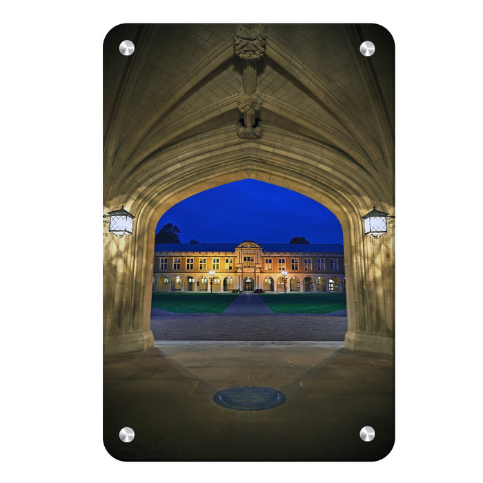 Washington University Bears - Campus Night - College Wall Art #Metal