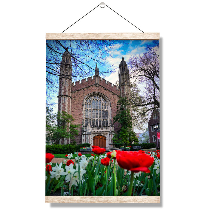 Washington University Bears - Tulips - College Wall Art #Hanging Canvas