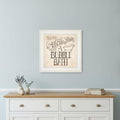 When All Else Fails 2 White Framed Print Bathroom Wall Art