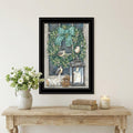 Winter Wreath 2 Black Framed Wall Art