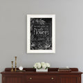 Yet to Bloom 3 White Framed Print Wall Art