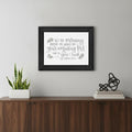 Your Unfailing Love Black Framed Print Wall Art